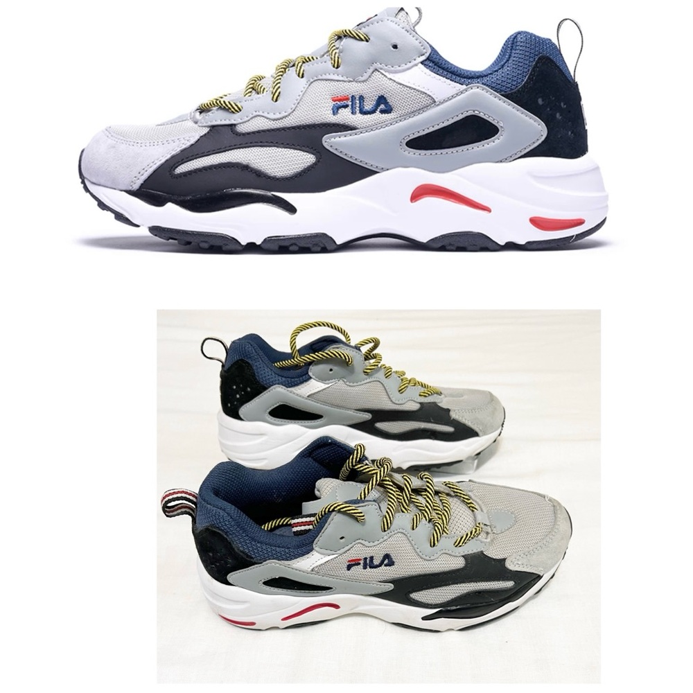 Fila Thick Unisex Sneaker F RAY TRACER BLUE RED BLACK Streetwear, Retro